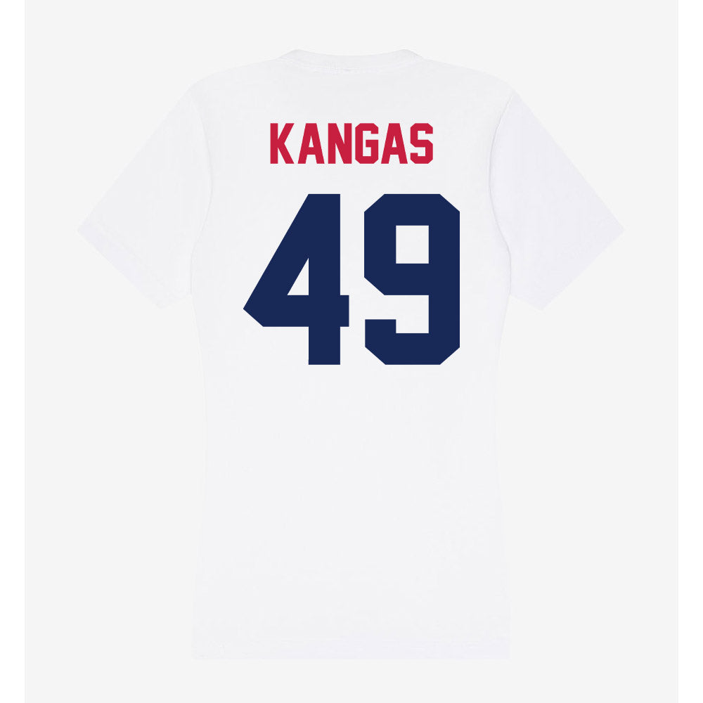 South Alabama - NCAA Baseball : Garret Kangas - Women's V-Neck T-Shirt-1