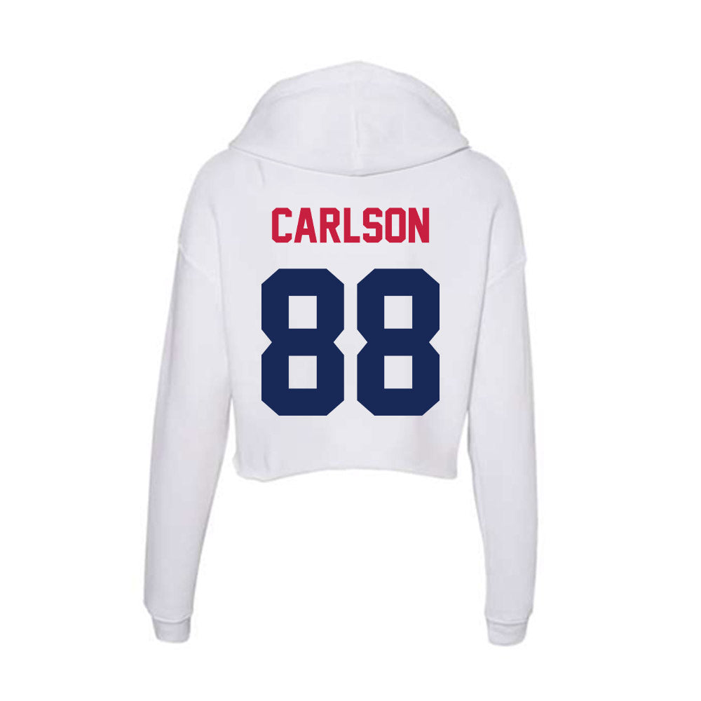 South Alabama - NCAA Football : Owen Carlson - Women's Crop Fleece Hoodie-1