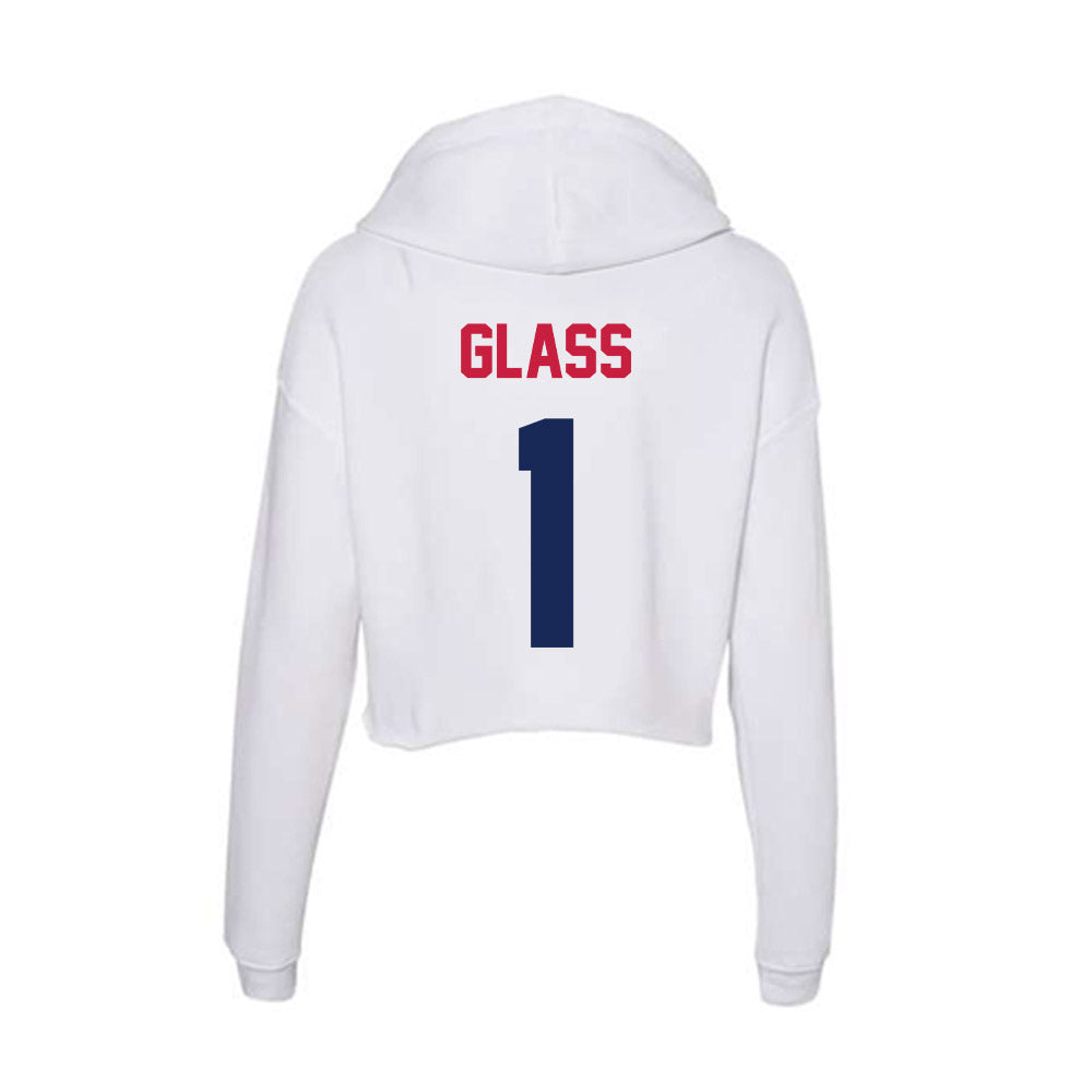 South Alabama - NCAA Men's Track & Field : Nic Glass - Women's Crop Fleece Hoodie-1