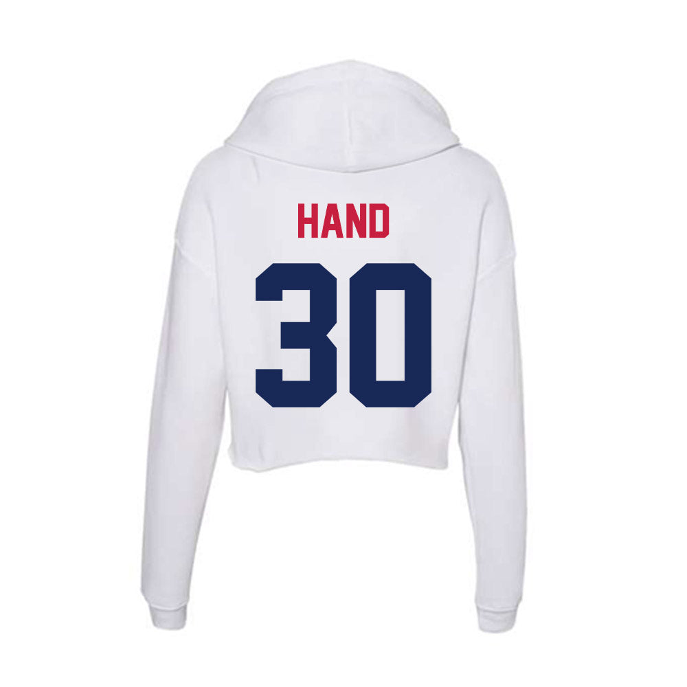 South Alabama - NCAA Football : Perry Hand - Women's Crop Fleece Hoodie-1