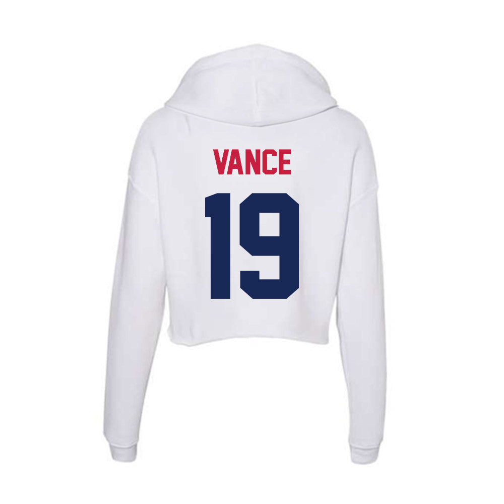 South Alabama - NCAA Football : Deuce Vance - Women's Crop Fleece Hoodie-1