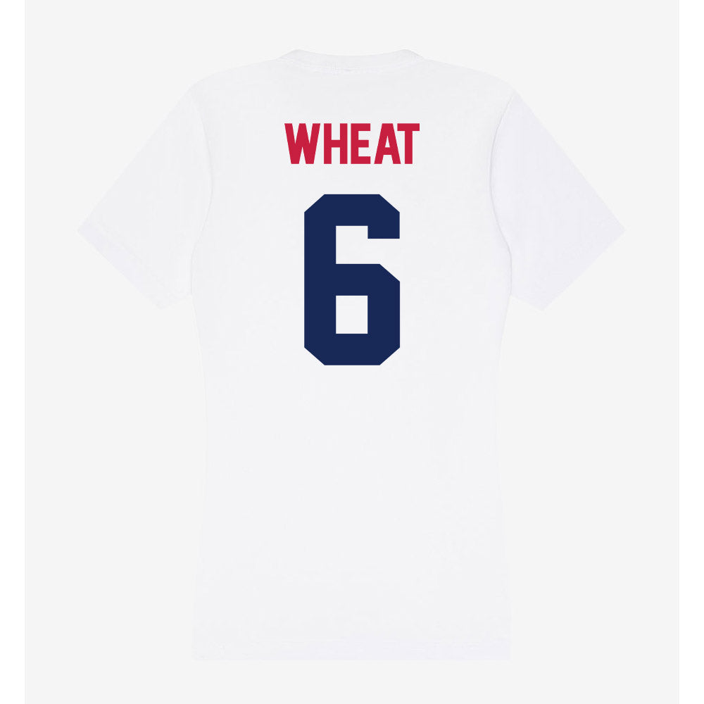 South Alabama - NCAA Men's Basketball : Jj Wheat - Women's V-Neck T-Shirt-1