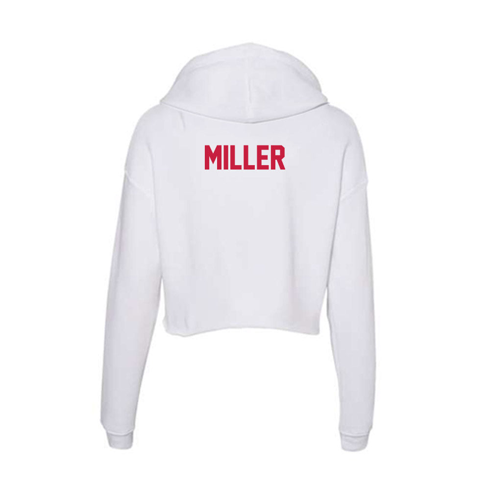 South Alabama - NCAA Men's Track & Field : Marlon Miller - Women's Crop Fleece Hooded Sweatshirt-1