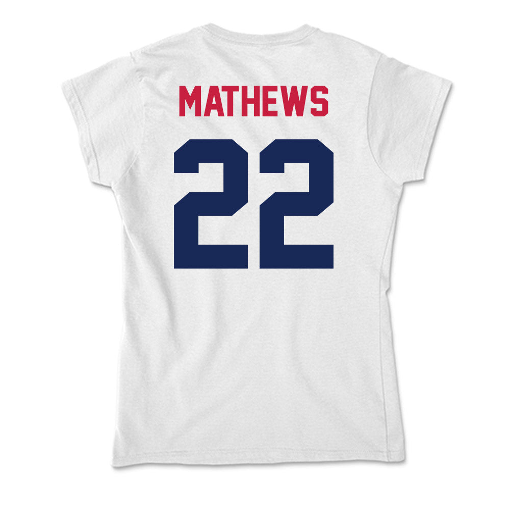South Alabama - NCAA Baseball : Duncan Mathews - Soft Style Women’s T-Shirt-1