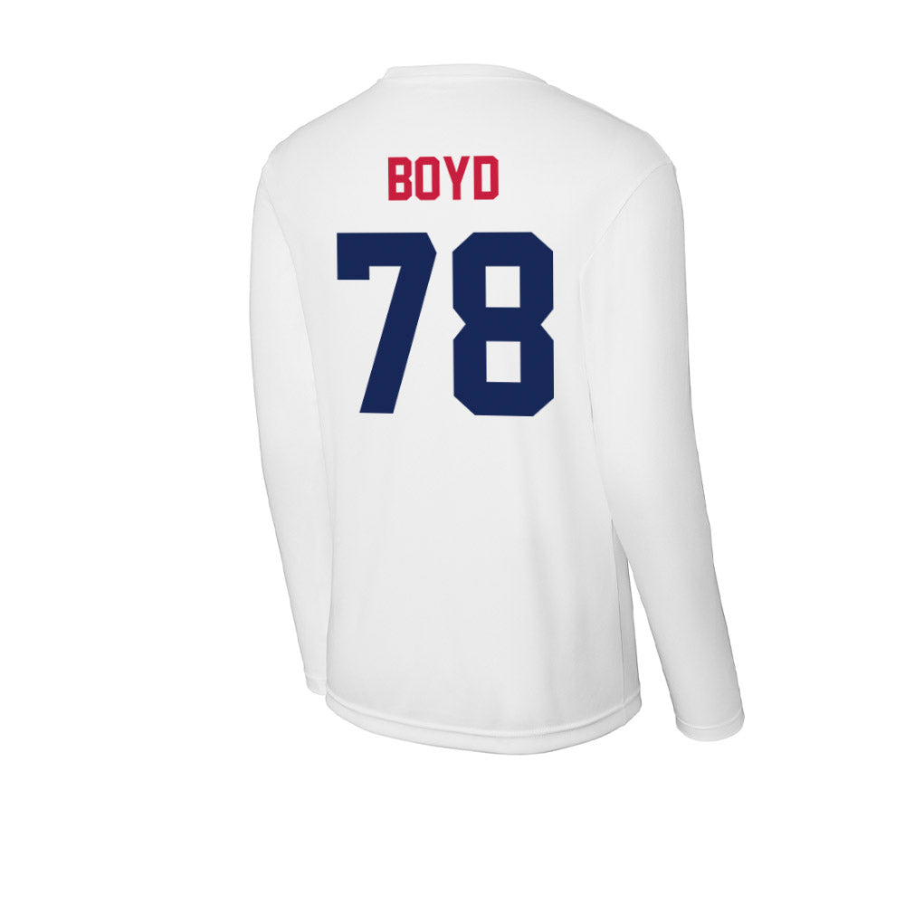 South Alabama - NCAA Football : Noah Boyd - Activewear Long Sleeve T-Shirt-1