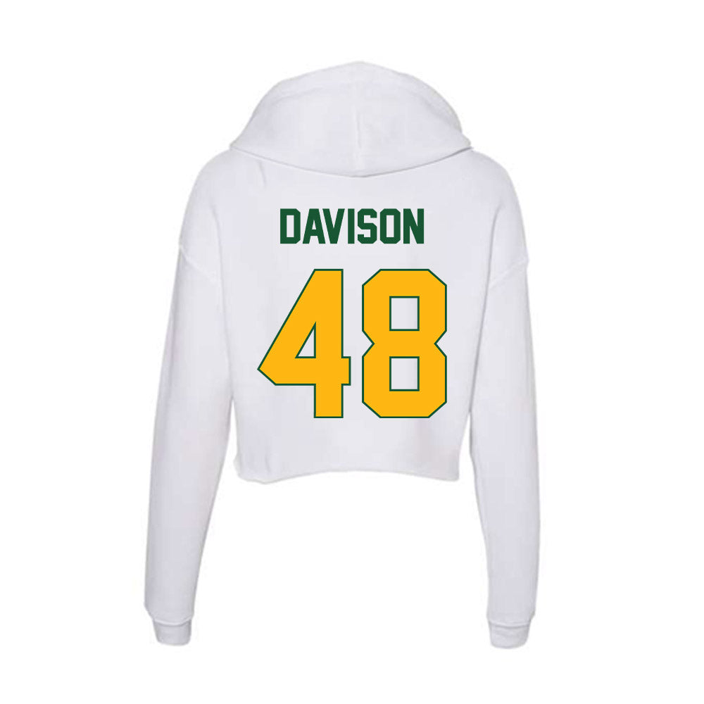 UAB - NCAA Football : Phillip Davison - Classic Shersey Women's Crop Fleece Hoodie-1
