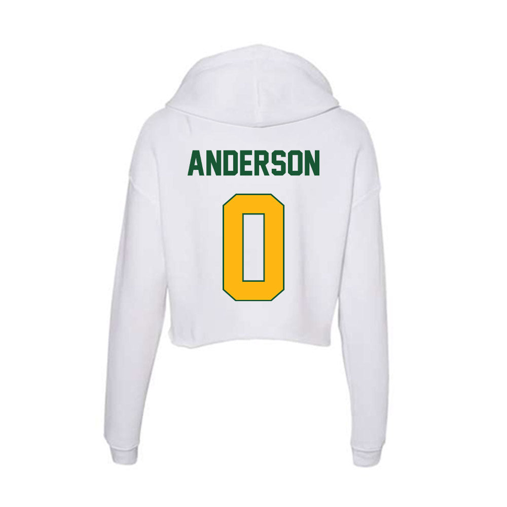 UAB - NCAA Men's Basketball : Dayjaun Anderson - Classic Shersey Women's Crop Fleece Hoodie-1