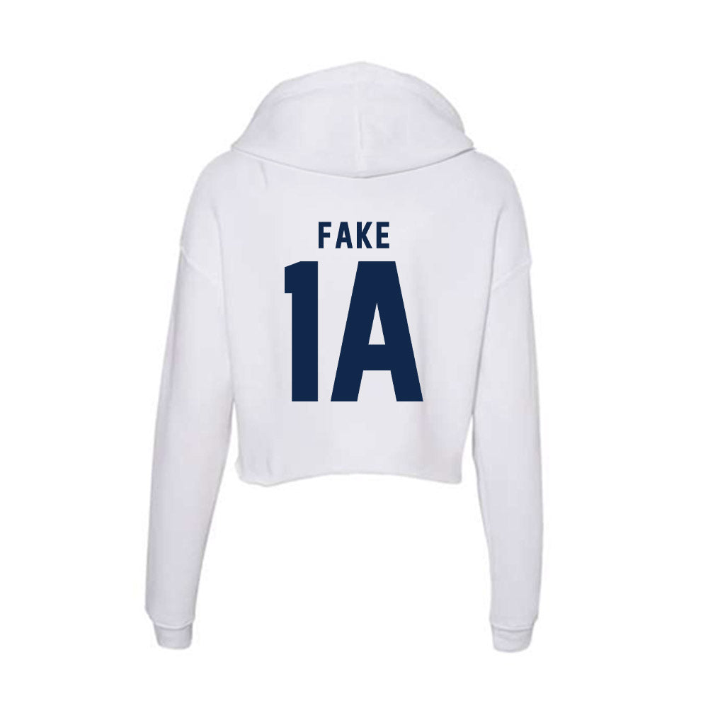 UCSD - NCAA Women's Water Polo : Makana Fake - Women's Crop Fleece Hoodie-1