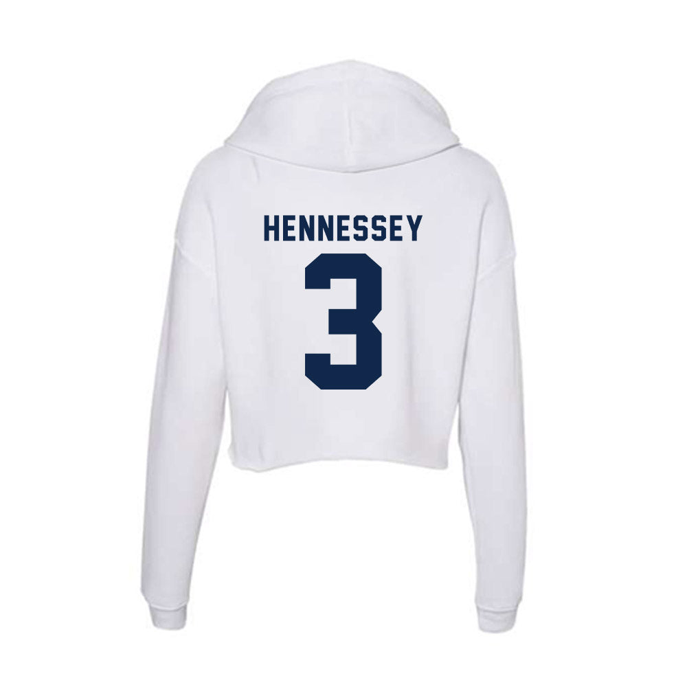 UCSD - NCAA Men's Water Polo : Eamon Hennessey - Women's Crop Fleece Hoodie-1