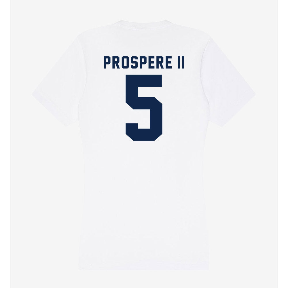 UCSD - NCAA Men's Basketball : Emanuel Prospere II - Women's V-Neck T-Shirt-1