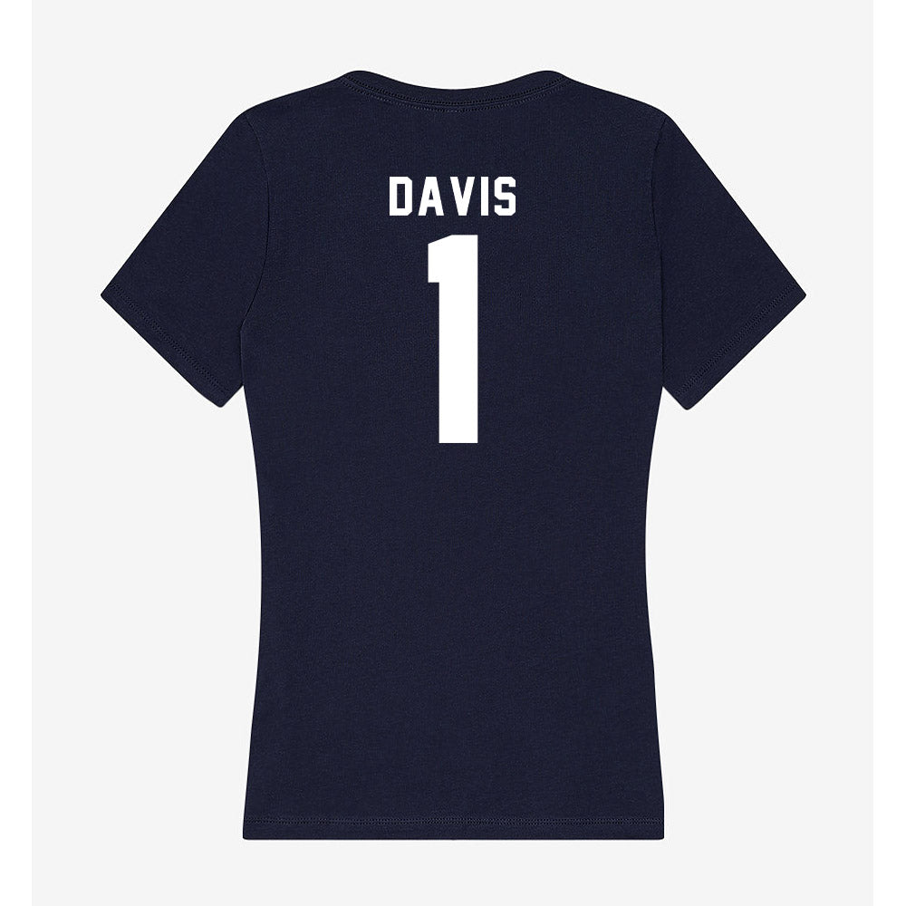 Old Dominion - NCAA Women's Basketball : Mia Davis - Classic Shersey Women's V-Neck T-Shirt-1