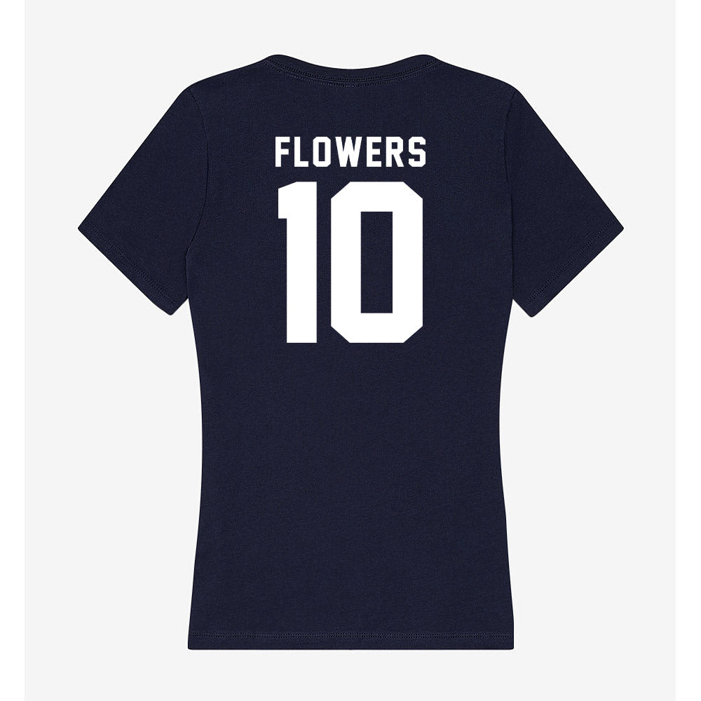 Old Dominion - NCAA Men's Basketball : Elijah Flowers - Women's V-Neck T-Shirt-1