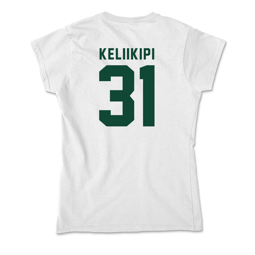 Hawaii - NCAA Football : Tryton Keliikipi - Soft Style Women’s T-Shirt-1