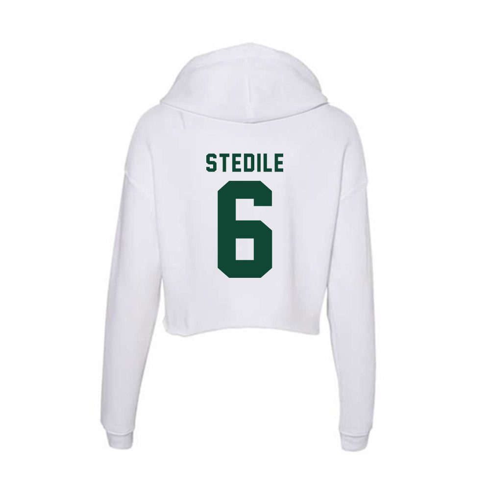 Hawaii - NCAA Beach Volleyball : Izadora Stedile - Women's Crop Fleece Hoodie-1