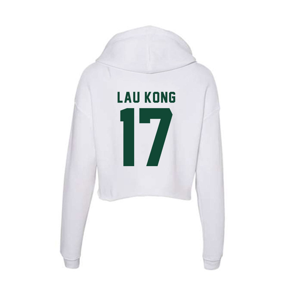 Hawaii - NCAA Baseball : Mana Lau Kong - Women's Crop Fleece Hoodie-1