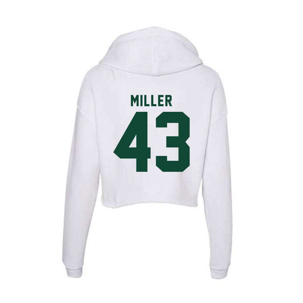 Hawaii - NCAA Football : Gannon Miller - Women's Crop Fleece Hoodie-1