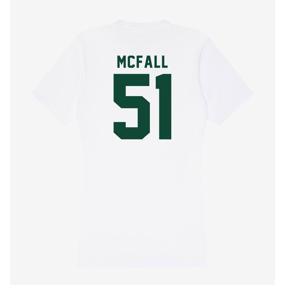 Hawaii - NCAA Football : Eric Mcfall - Women's V-Neck T-Shirt-1