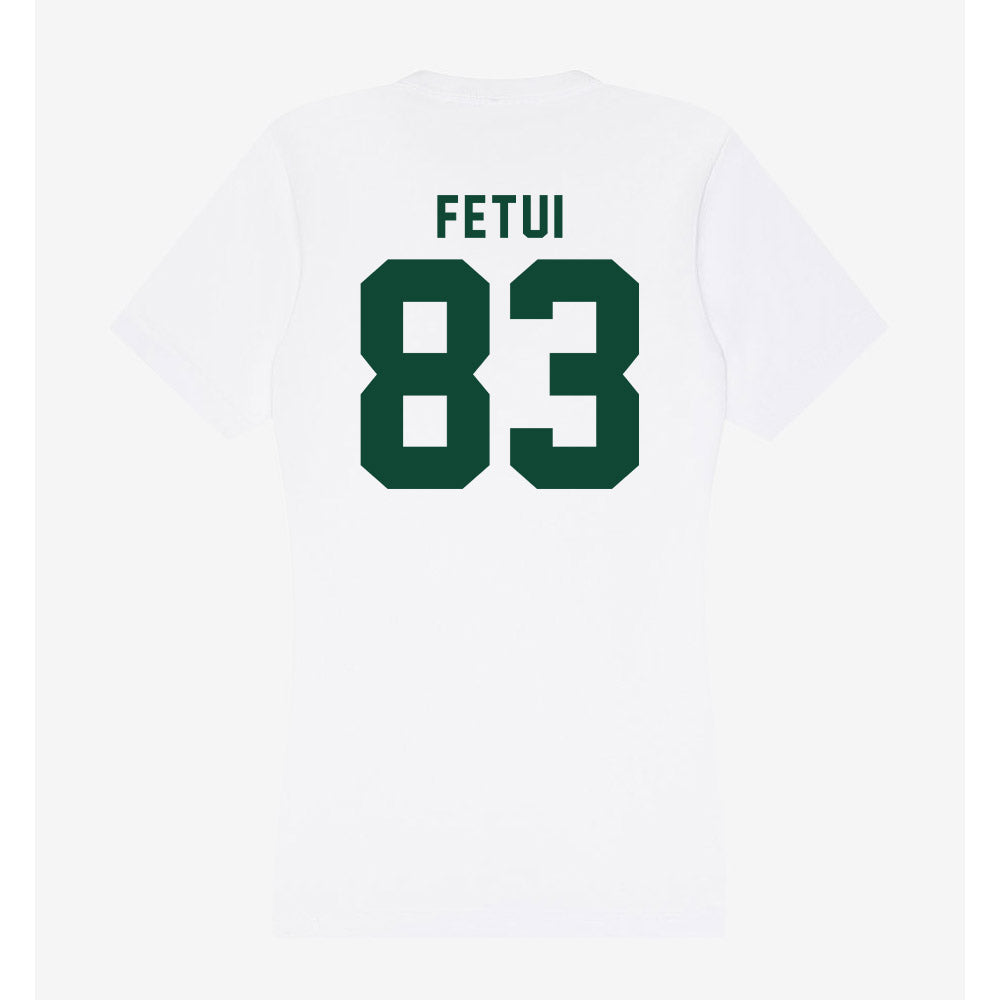 Hawaii - NCAA Football : Josiah Fetui - Women's V-Neck T-Shirt-1