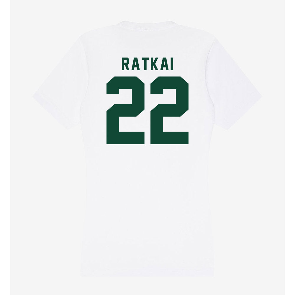 Hawaii - NCAA Women's Volleyball : Panna Ratkai - Classic Shersey Women's V-Neck T-Shirt-1