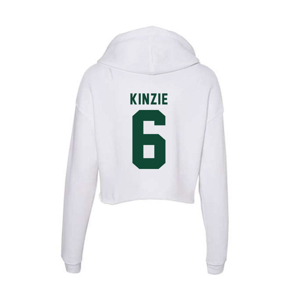 Hawaii - NCAA Baseball : Kedren Kinzie - Women's Crop Fleece Hoodie-1