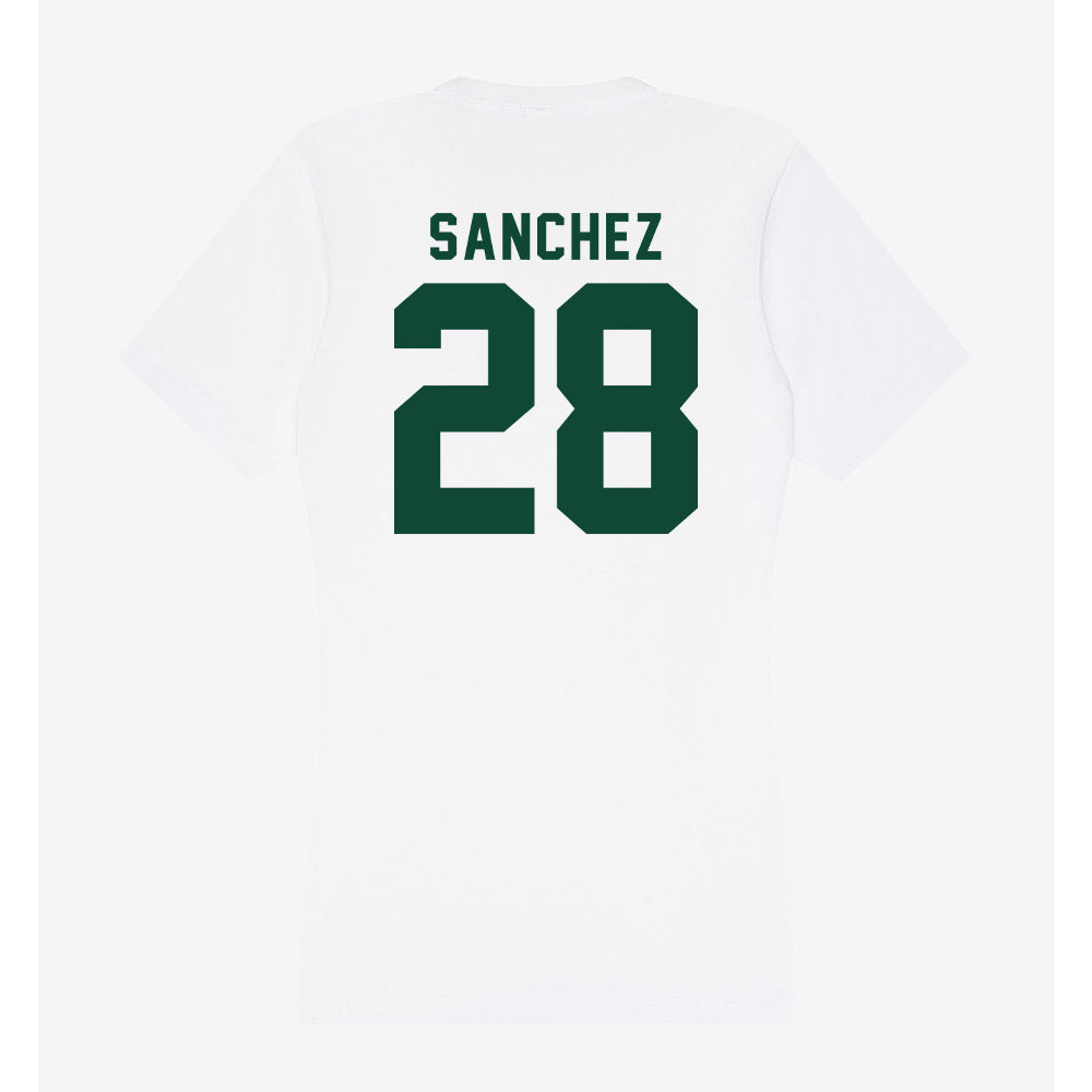 Hawaii - NCAA Baseball : Kamaehu Sanchez - Women's V-Neck T-Shirt-1
