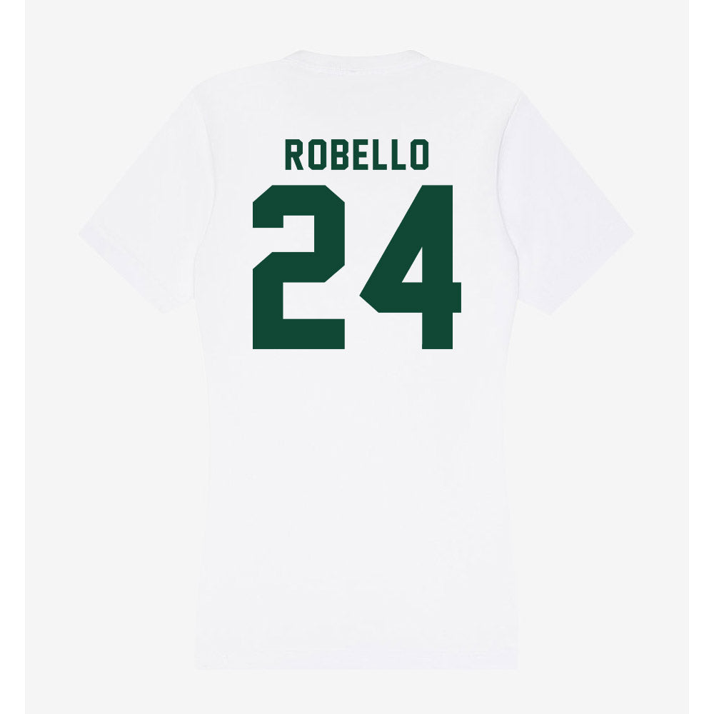 Hawaii - NCAA Baseball : Hekili Robello - Women's V-Neck T-Shirt-1