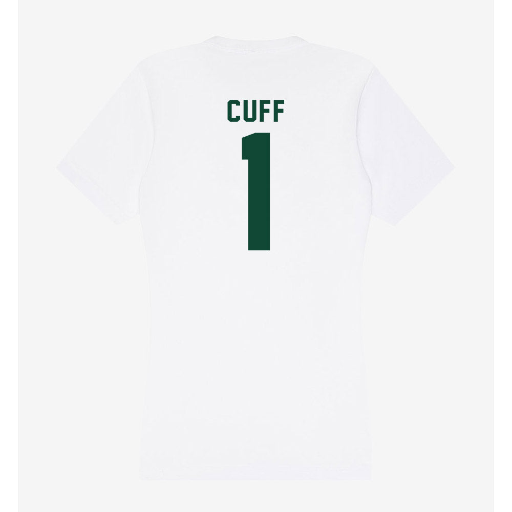 Hawaii - NCAA Men's Basketball : Tanner Cuff - Women's V-Neck T-Shirt-1