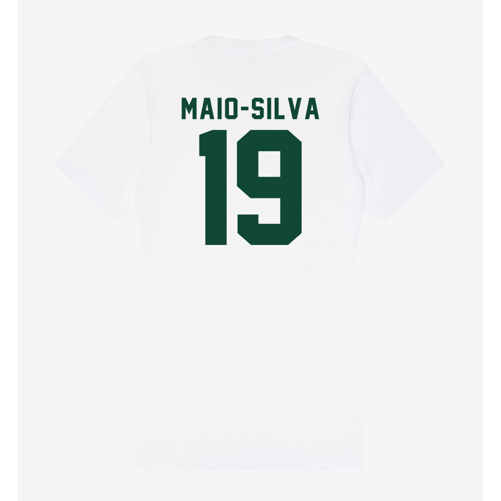 Hawaii - NCAA Softball : Briana Maio-Silva - Women's V-Neck T-Shirt-1