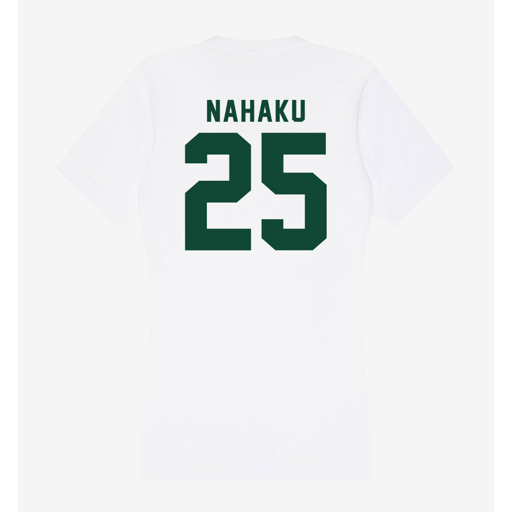 Hawaii - NCAA Baseball : Kamana Nahaku - Women's V-Neck T-Shirt-1