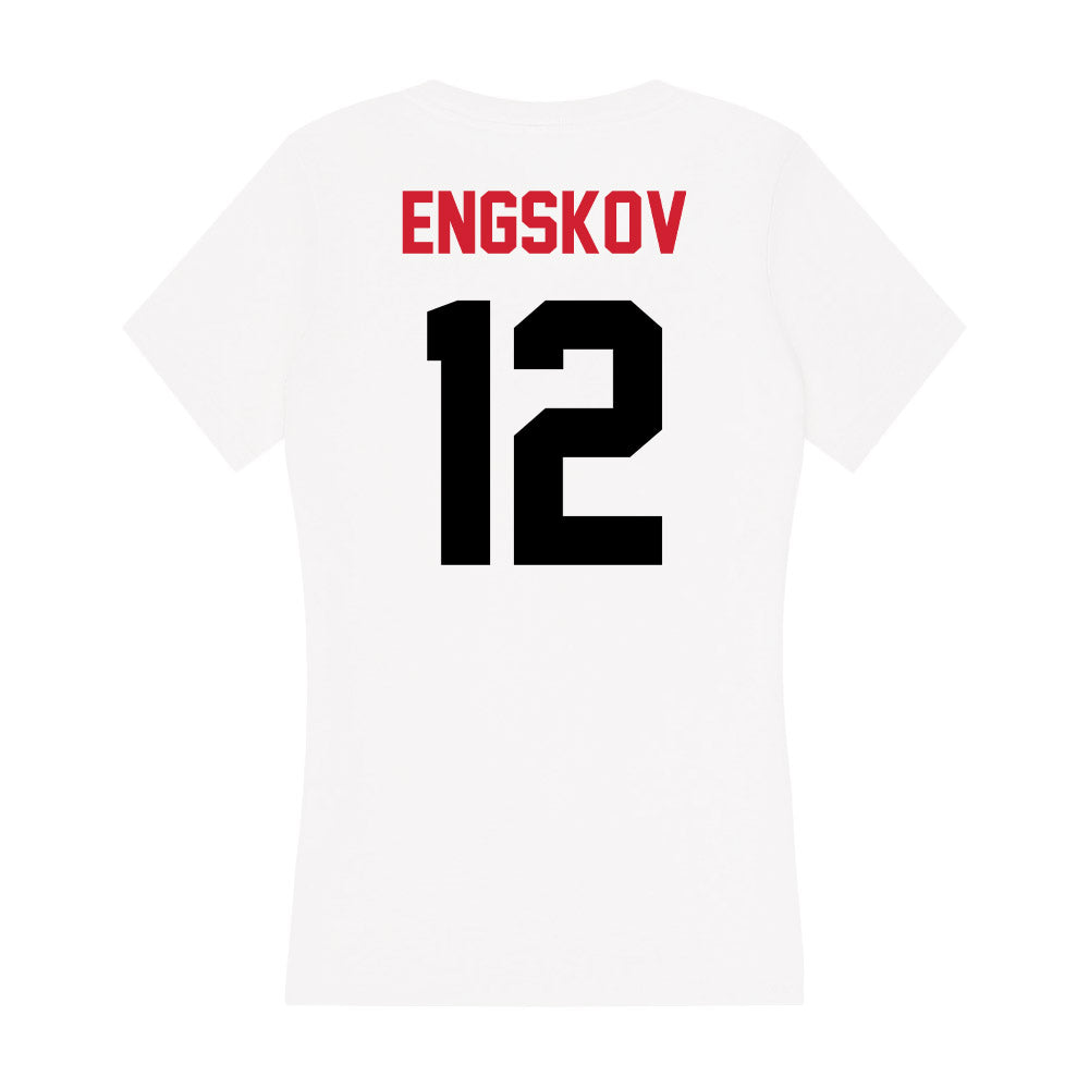 Arkansas State - NCAA Baseball : Patrick Engskov - Women's V-Neck T-Shirt-1