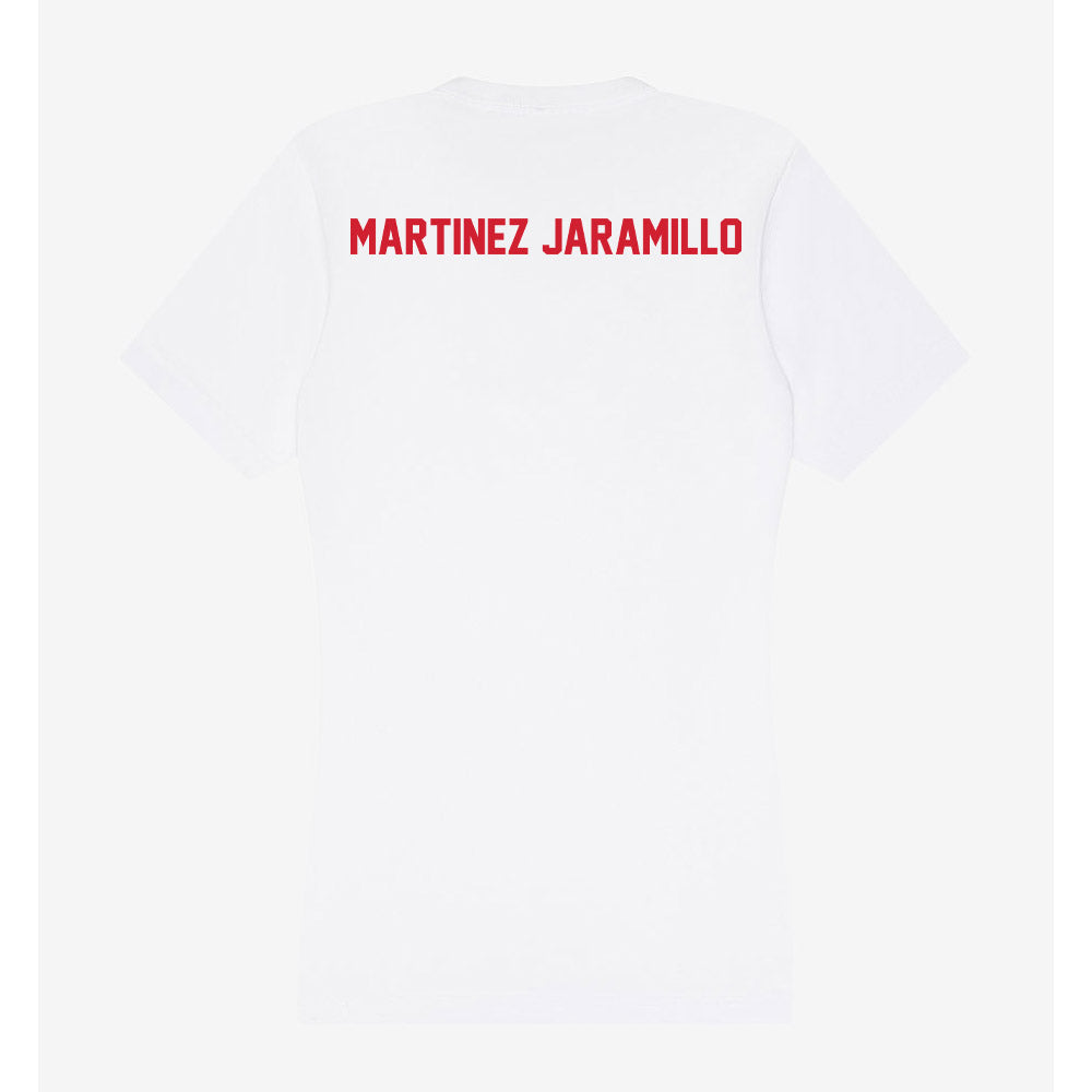 Arkansas State - NCAA Men's Track & Field : Carlo Martinez Jaramillo - Women's V-Neck T-Shirt-1