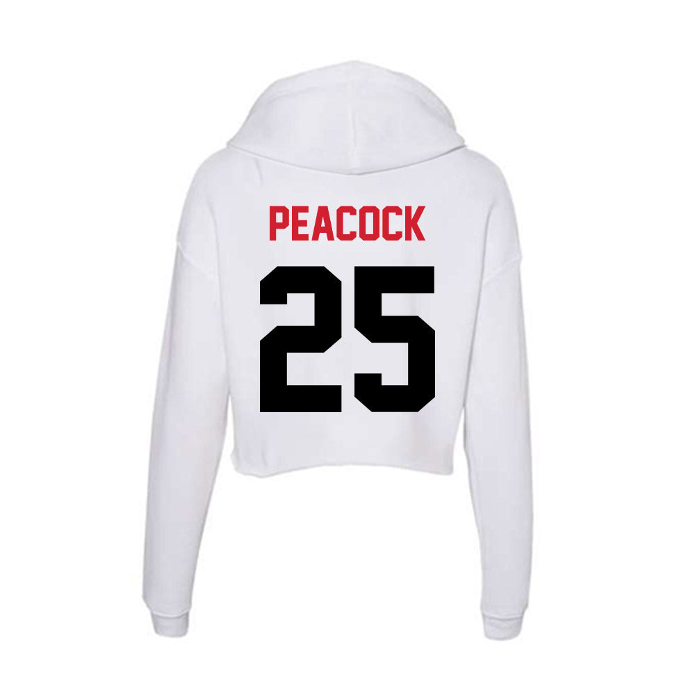 Arkansas State - NCAA Women's Soccer : Keelyn Peacock - Women's Crop Fleece Hoodie-1