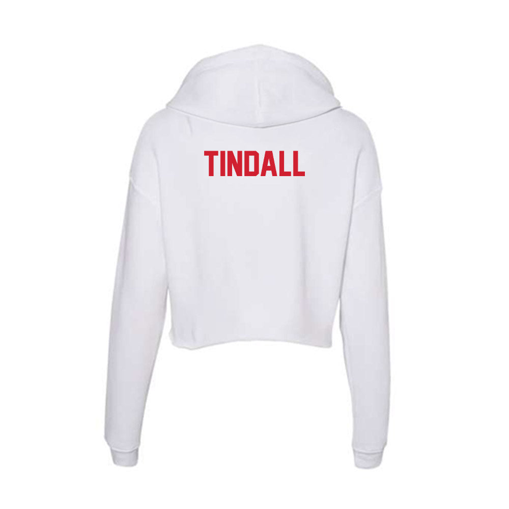 Arkansas State - NCAA Men's Track & Field : Chance Tindall - Women's Crop Fleece Hoodie-1