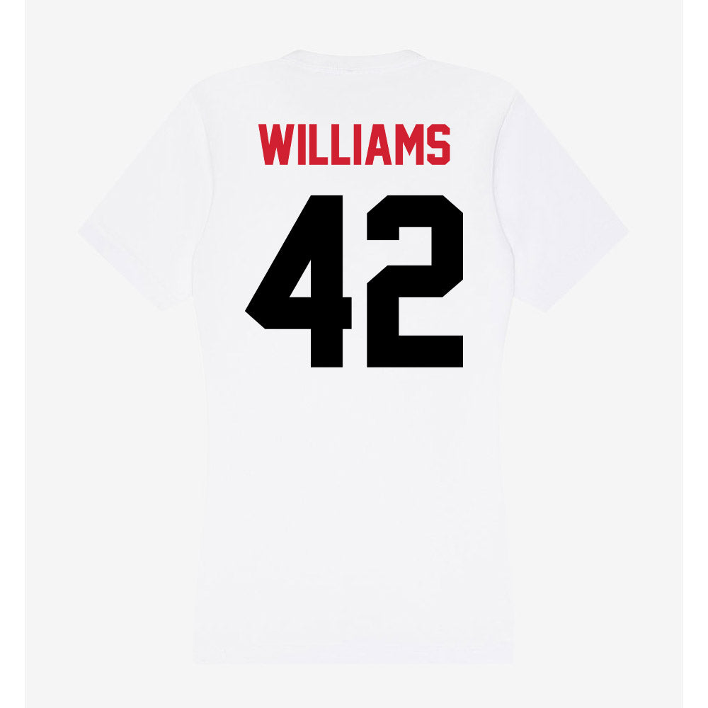 Arkansas State - NCAA Football : Shaun Williams - Women's V-Neck T-Shirt-1