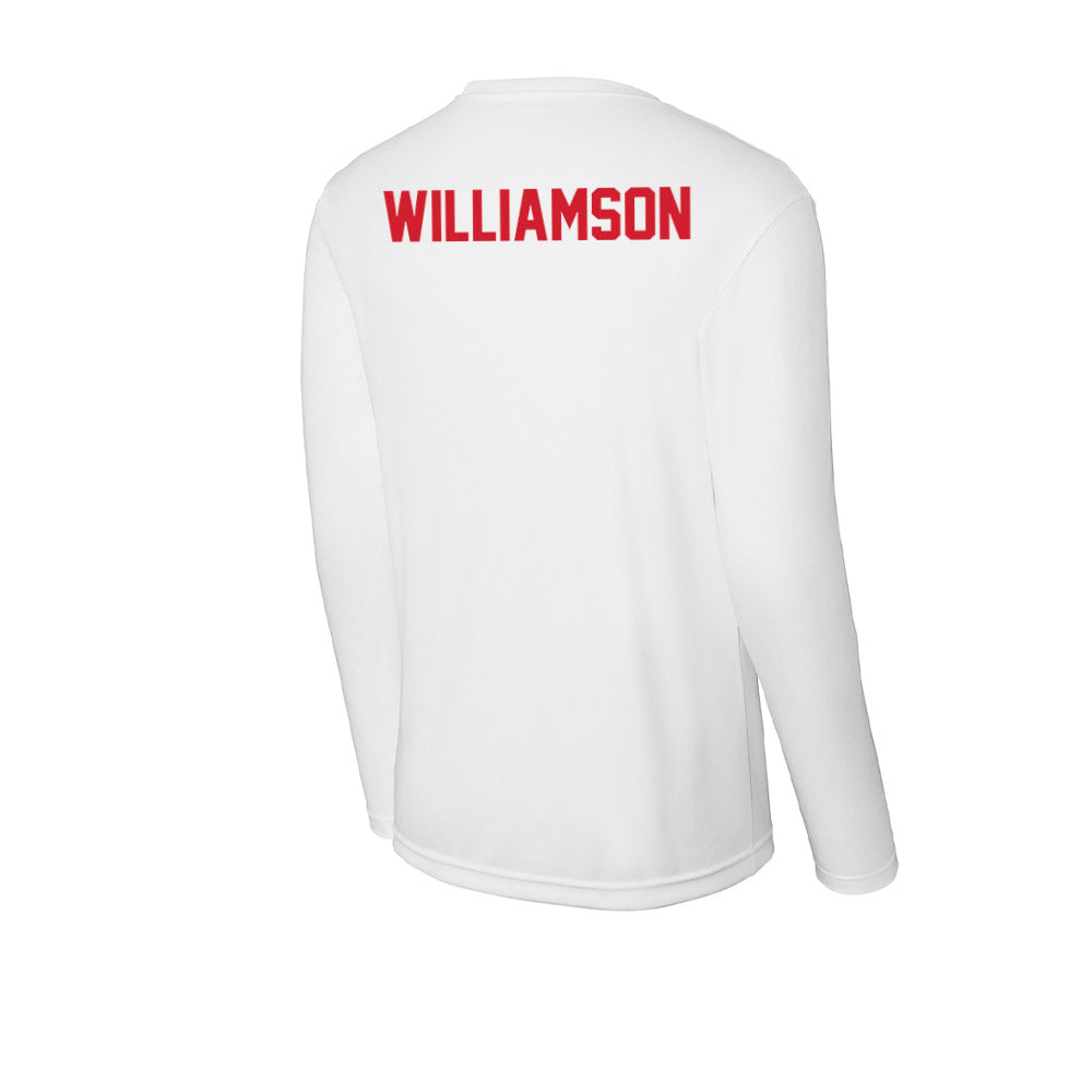 Arkansas State - NCAA Women's Track & Field : Nyima Williamson - Performance Long Sleeve T-Shirt-1