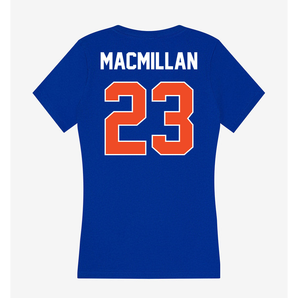 Boise State - NCAA Women's Soccer : Kenzie MacMillan - Women's V-Neck T-Shirt-1