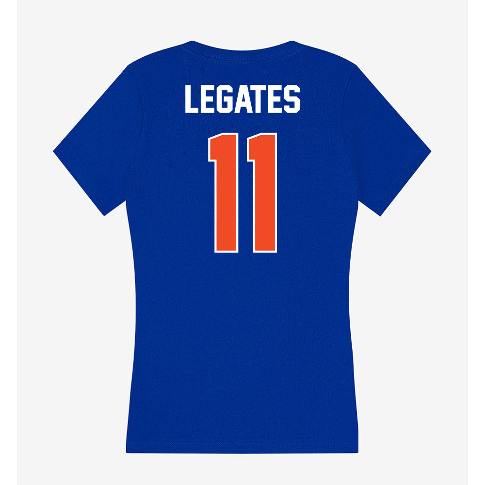 Boise State - NCAA Women's Volleyball : Jenelle Legates - Women's V-Neck T-Shirt-1