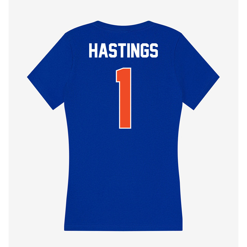Boise State - NCAA Women's Volleyball : Kendall Hastings - Women's V-Neck T-Shirt-1