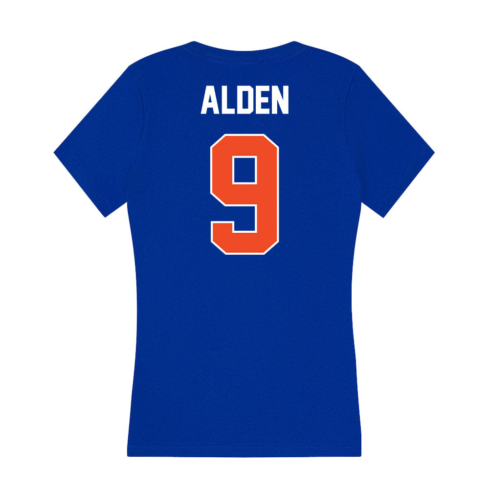 - NCAA Beach Volleyball : Allyson Alden - Women's V-Neck T-Shirt-1