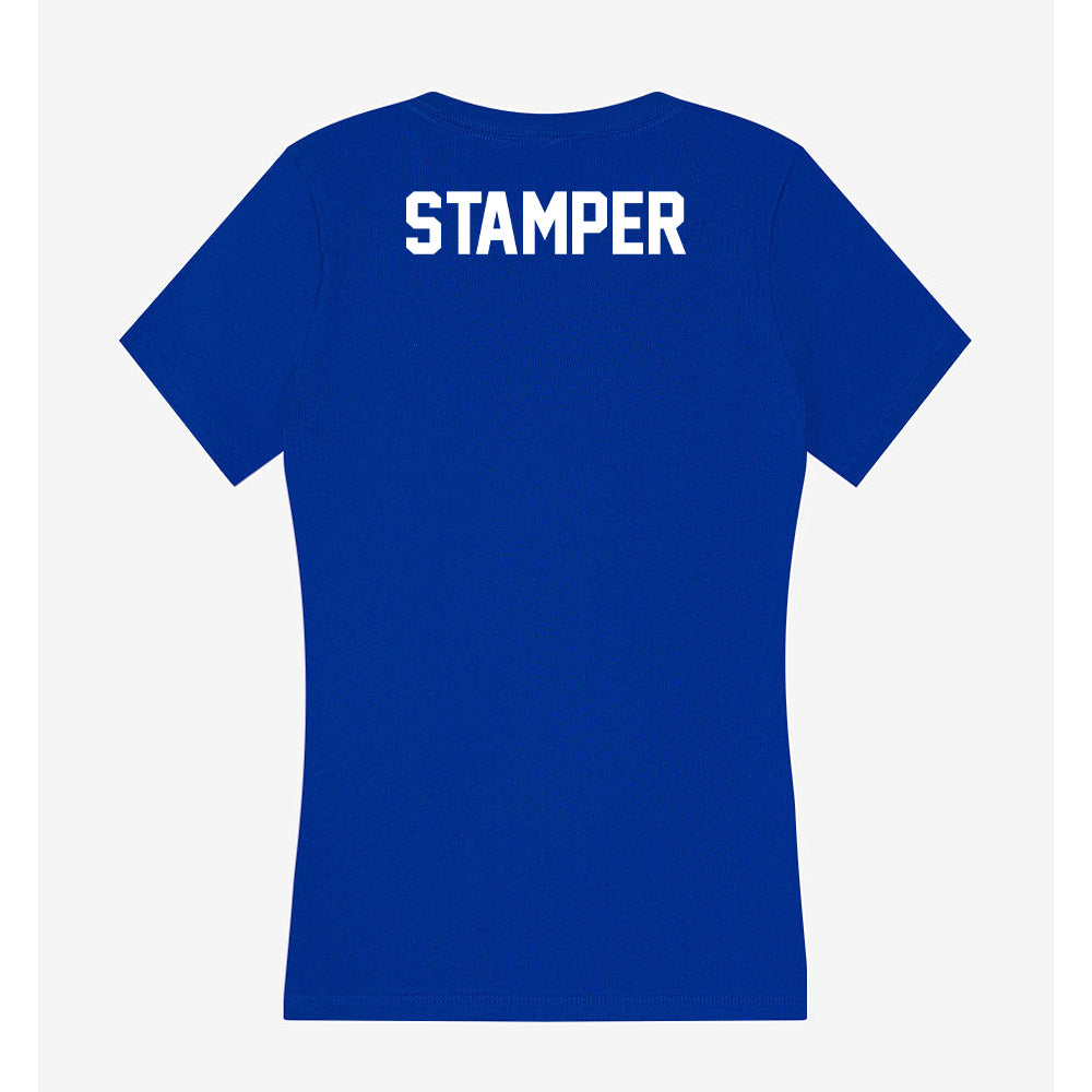 Boise State - NCAA Women's Track & Field : Abigail Stamper - Women's V-Neck T-Shirt-1