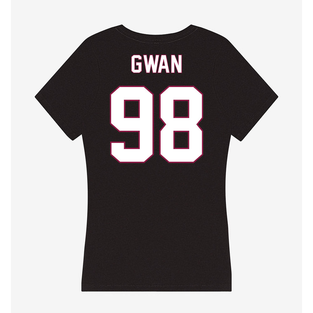 NMSU - NCAA Football : Jason Gwan - Women's V-Neck T-Shirt-1