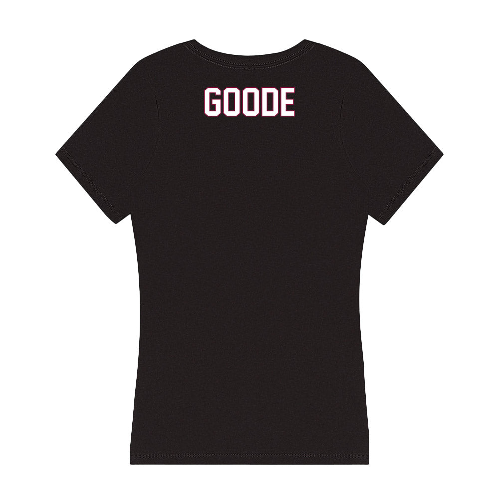 NMSU - NCAA Men's Cross Country : Tyler Goode - Women's V-Neck T-Shirt-1