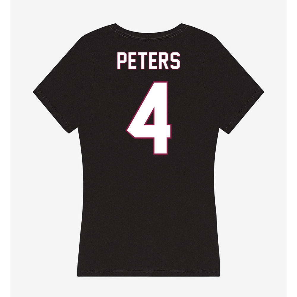 NMSU - NCAA Football : Demarcus Peters - Women's V-Neck T-Shirt-1