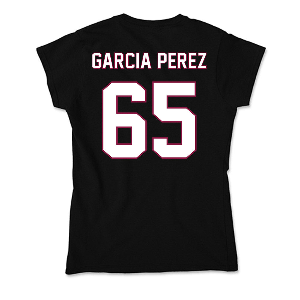 NMSU - NCAA Football : Isaiah Garcia Perez - Soft Style Women’s T-Shirt-1