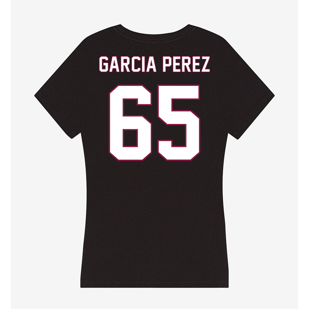 NMSU - NCAA Football : Isaiah Garcia Perez - Women's V-Neck T-Shirt-1