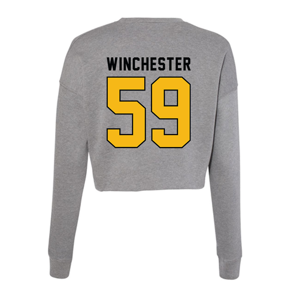 Idaho - NCAA Football : Jace Winchester - Women's Cropped Crew Fleece-1
