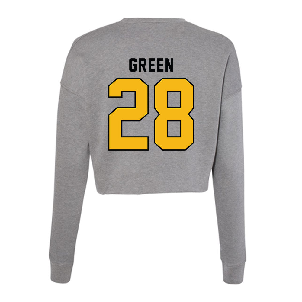 Idaho - NCAA Football : Jermell Green - Women's Cropped Crew Fleece-1