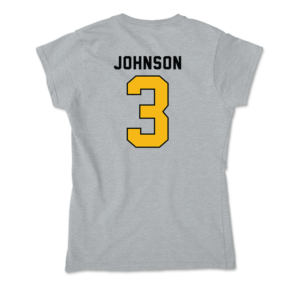 Idaho - NCAA Men's Basketball : Biko Johnson - Soft Style Women’s T-Shirt-1