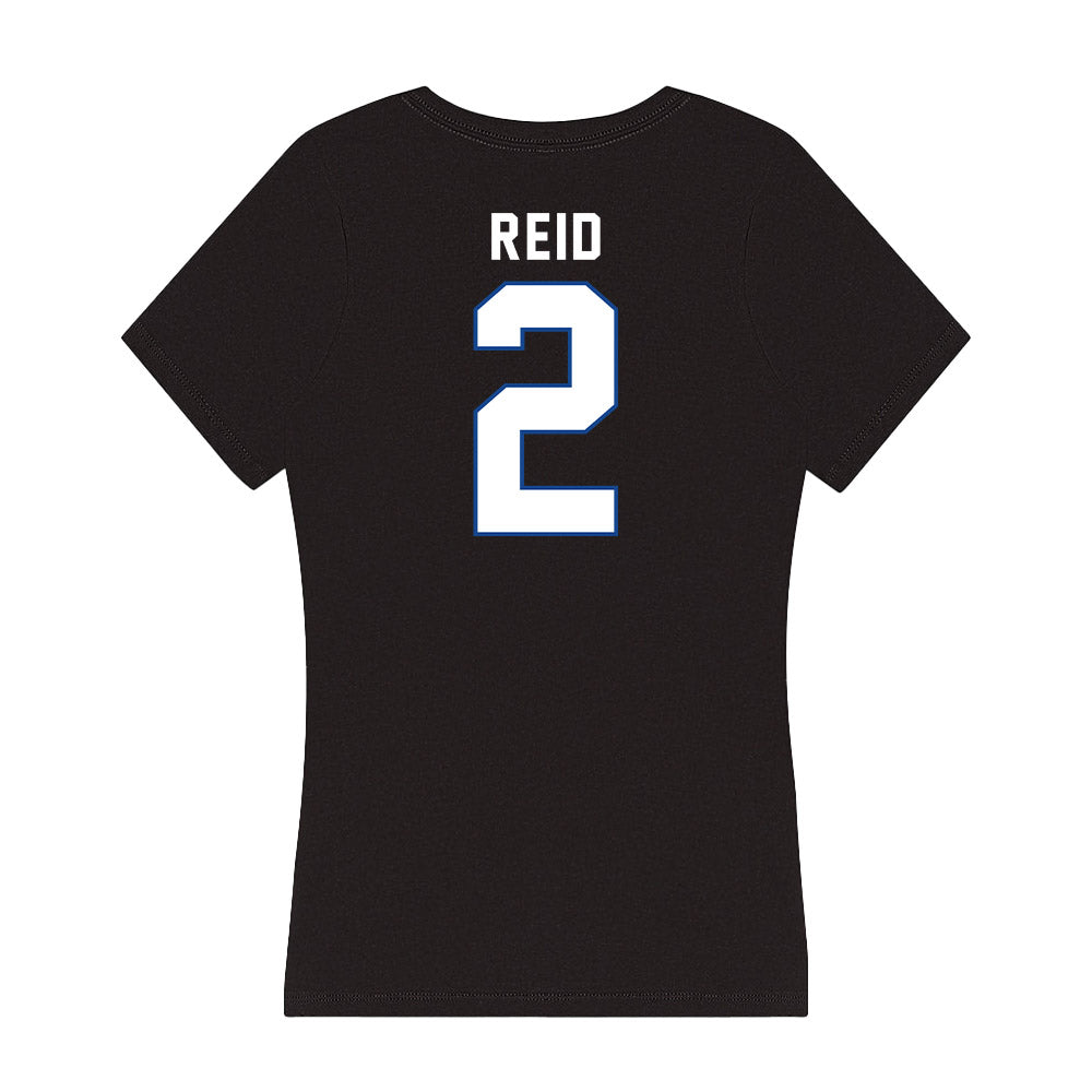 Grand Valley - NCAA Football : Tariq Reid - Women's V-Neck T-Shirt-1