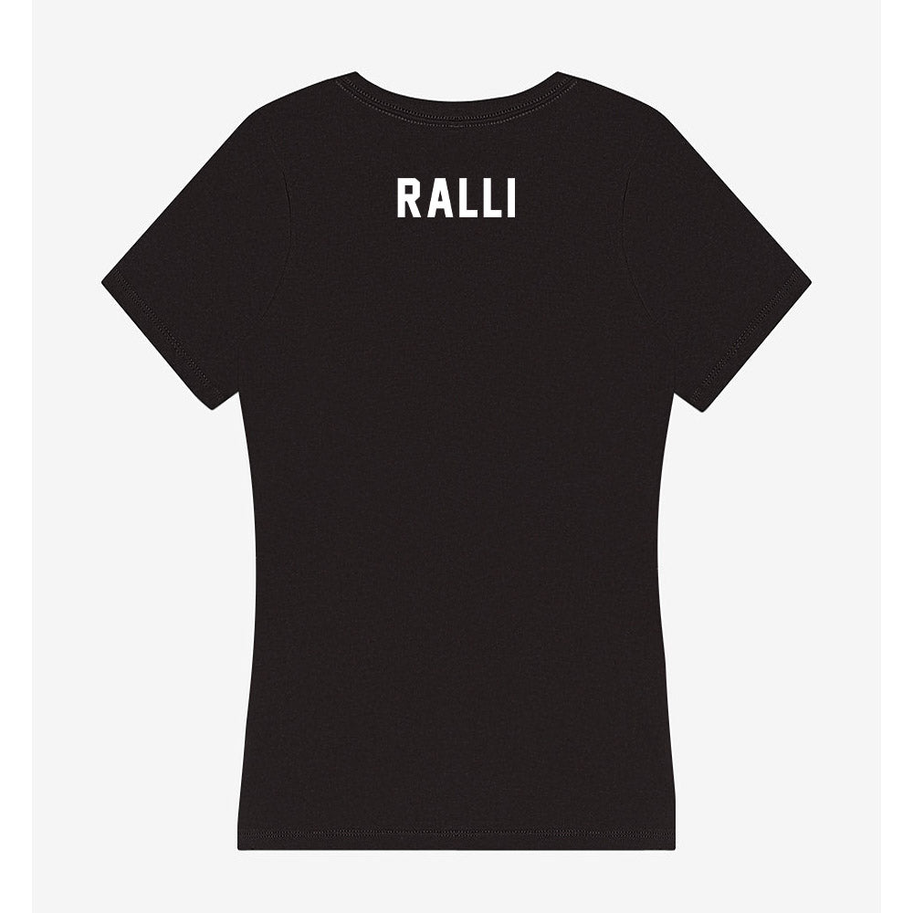 Grand Valley - NCAA Women's Tennis : Kalomoira Ralli - Women's V-Neck T-Shirt-1